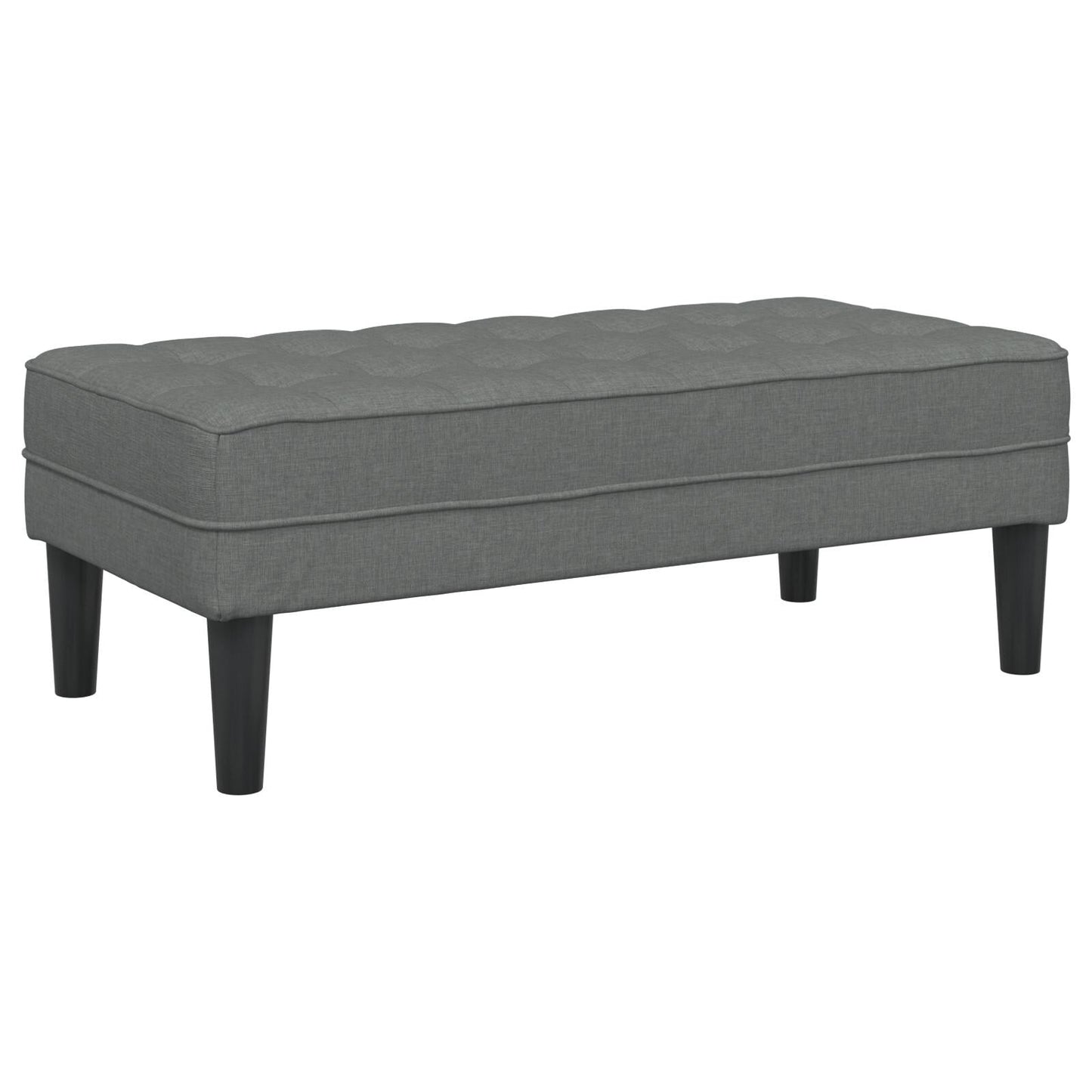 vidaXL Set Divano 2/3 Pezzi con Cuscini Tessuto Nero/Grigio Scuro/Grigio Chiaro - 68,1 x 51,6 x 26,4