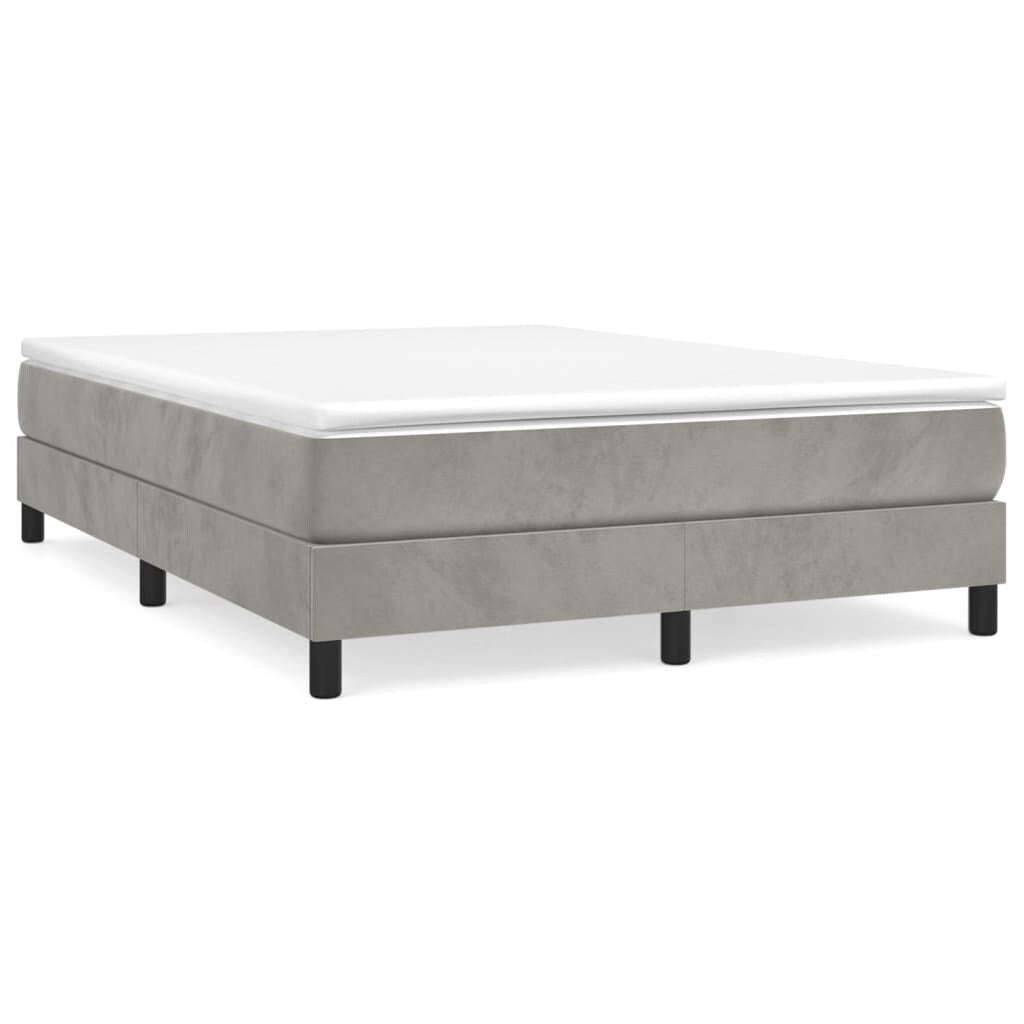 vidaXL Struttura Letto Box Spring Piattaforma Letto con Materasso per Camera da Letto Velluto