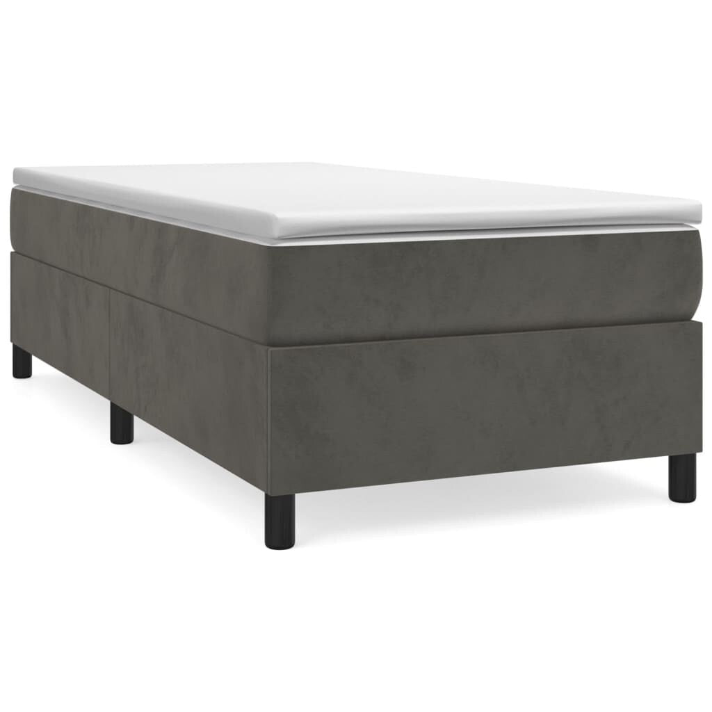 vidaXL Struttura Letto Box Spring Piattaforma Letto con Materasso per Camera da Letto Velluto