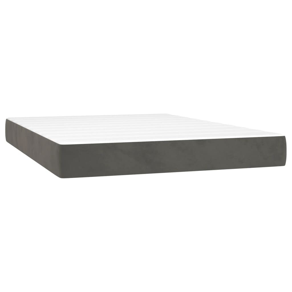 vidaXL Struttura Letto Box Spring Piattaforma Letto con Materasso per Camera da Letto Velluto
