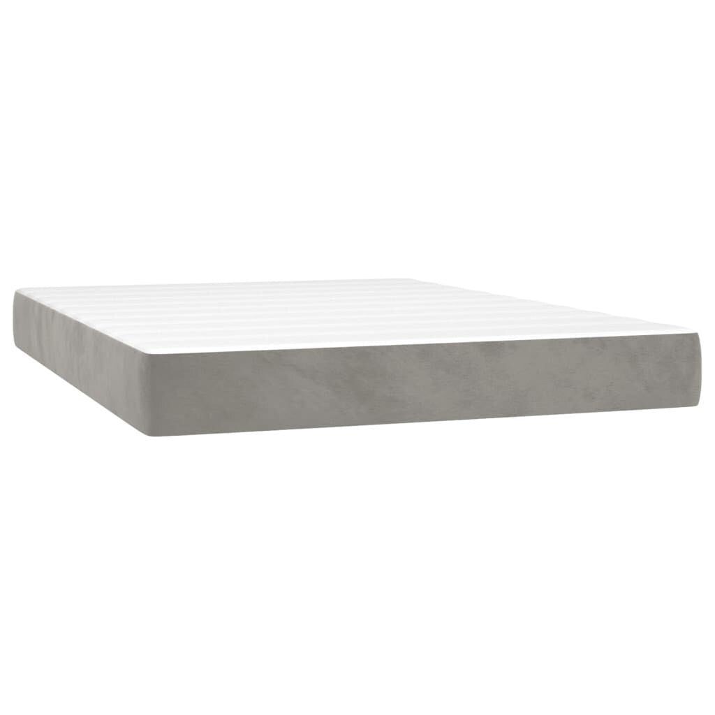 vidaXL Struttura Letto Box Spring Piattaforma Letto con Materasso per Camera da Letto Velluto