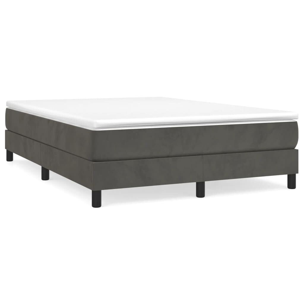 vidaXL Struttura Letto Box Spring Piattaforma Letto con Materasso per Camera da Letto Velluto