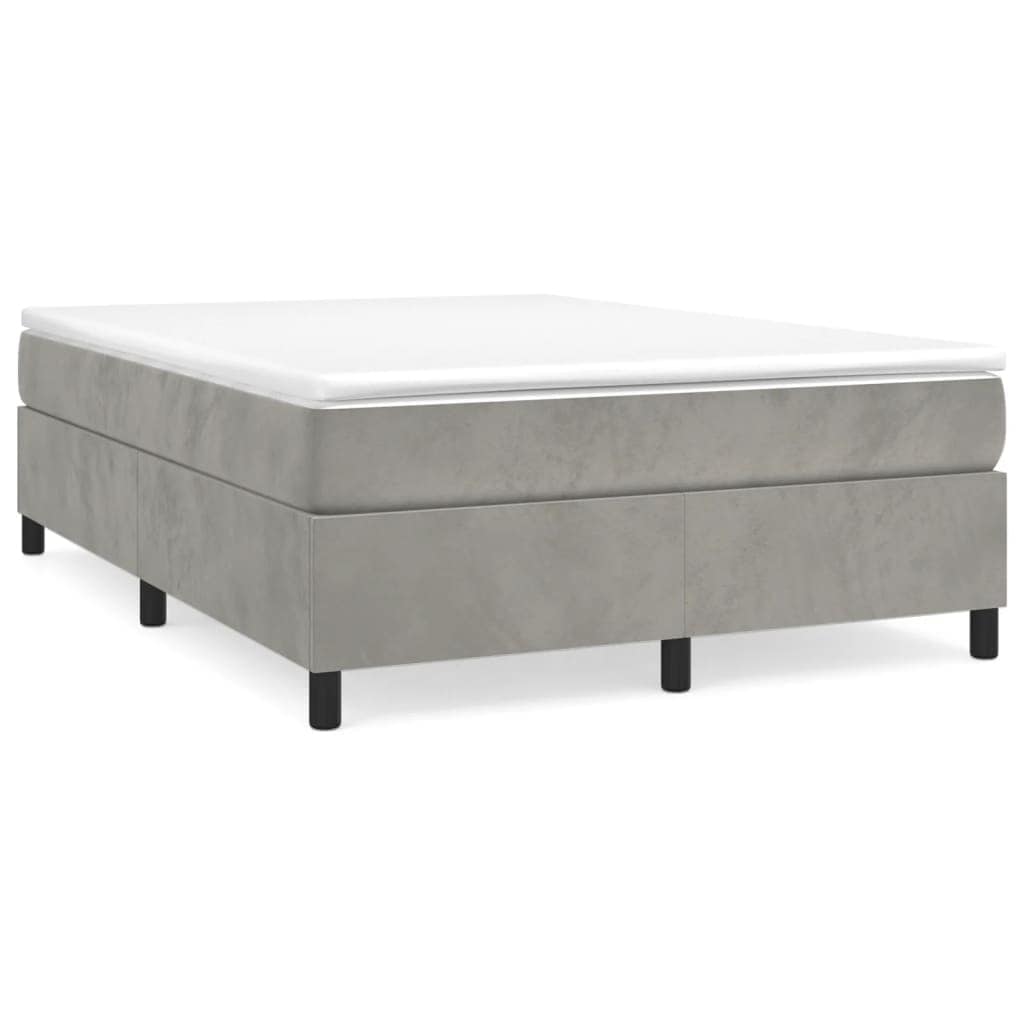 vidaXL Struttura Letto Box Spring Piattaforma Letto con Materasso per Camera da Letto Velluto