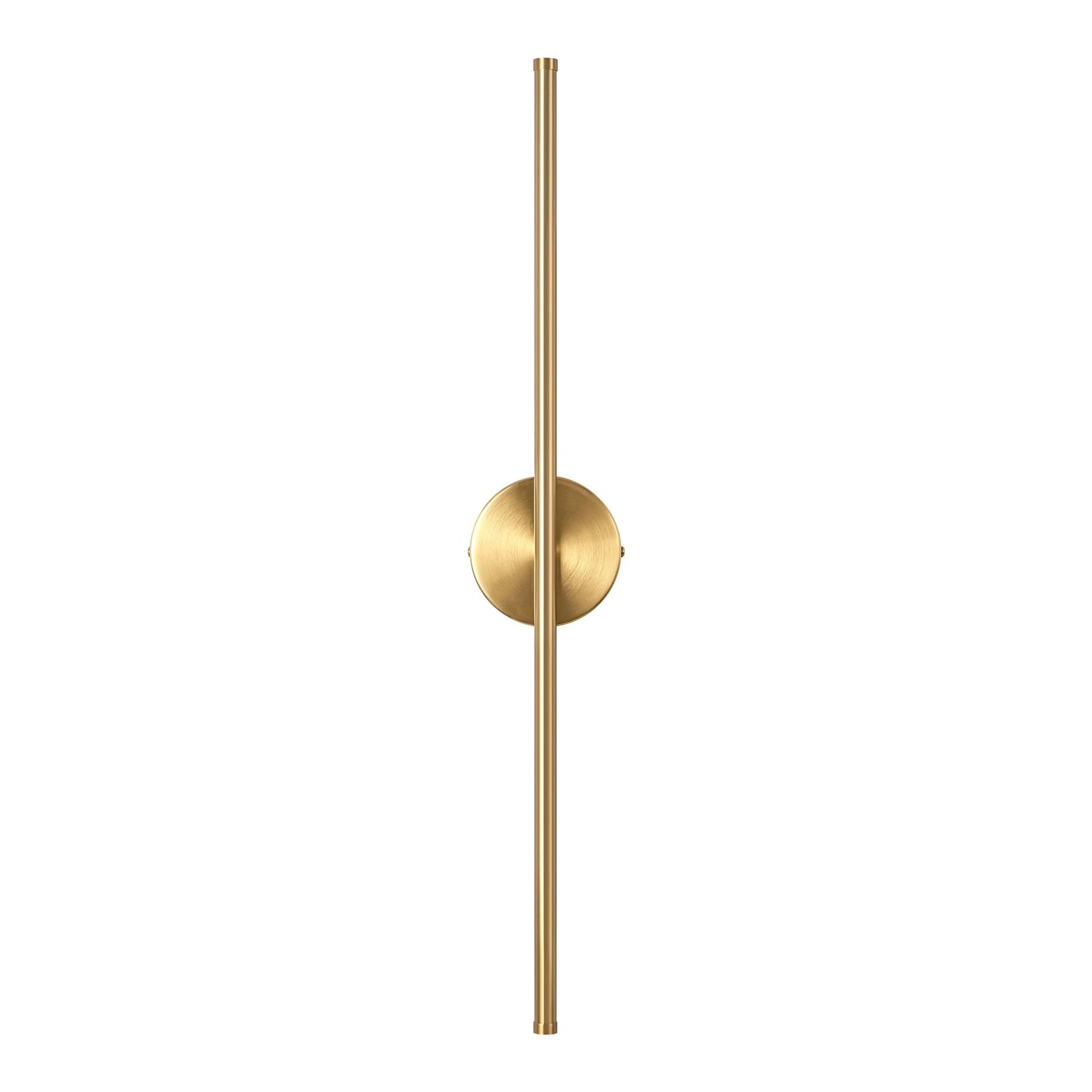 Applique da parete moderna a striscia lineare lunga nera/oro/nichel, dimmerabile, con luce LED per il bagno