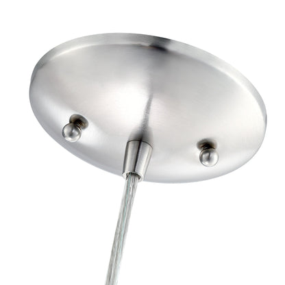 Lampadario a sospensione in vetro trasparente a forma di goccia per isola da cucina (è possibile scegliere tra 1 o 3 confezioni)
