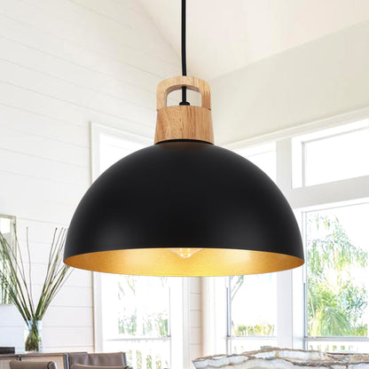 Lampada a sospensione moderna a 1 luce con interruttore a spina per isola cucina