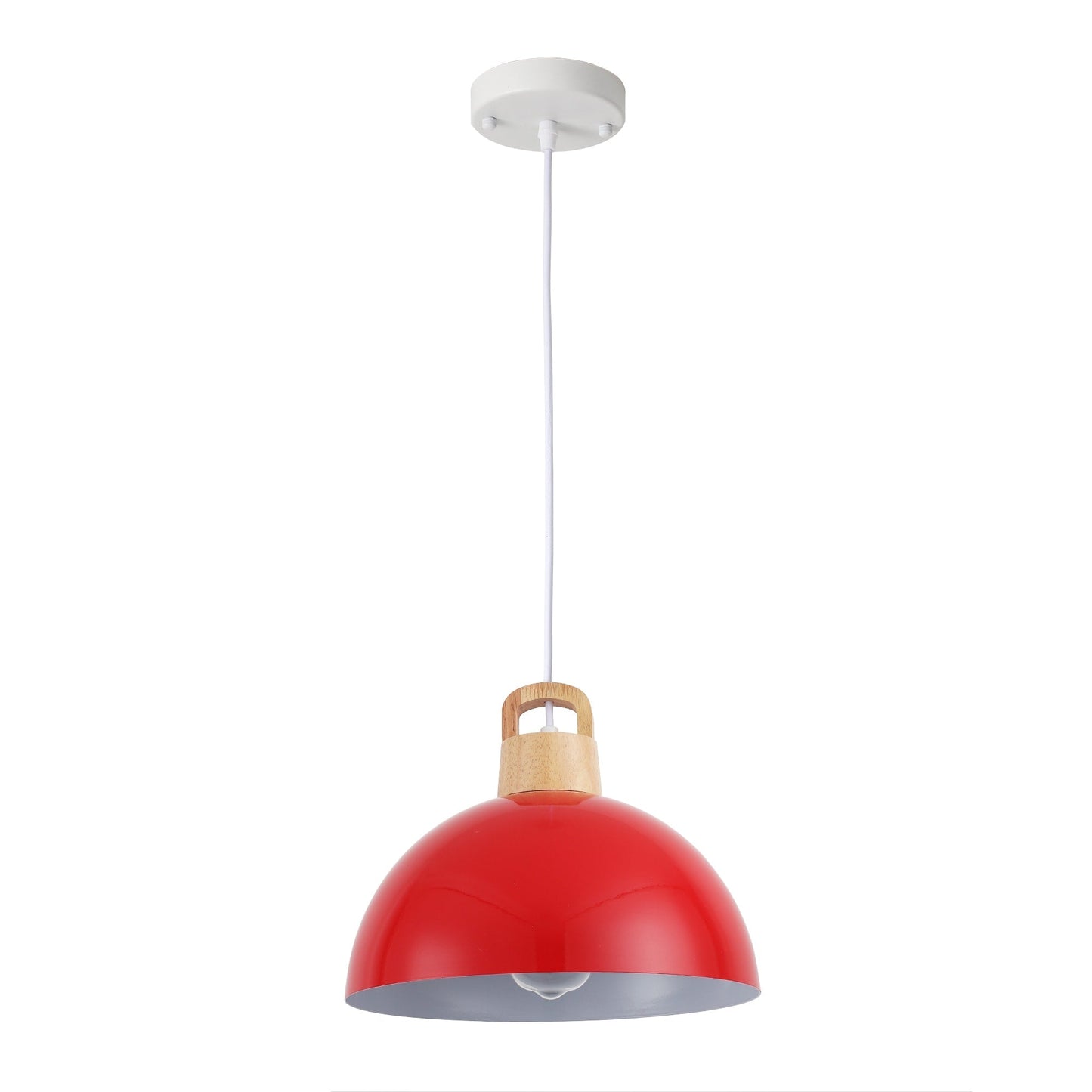 Lampada a sospensione moderna a 1 luce con interruttore a spina per isola cucina