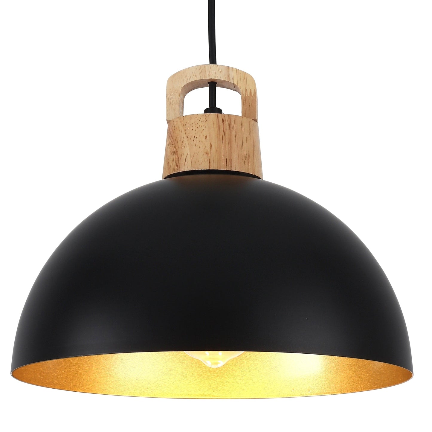 Lampada a sospensione moderna a 1 luce con interruttore a spina per isola cucina