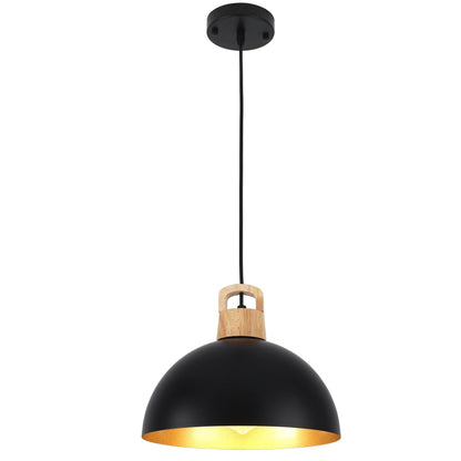 Lampada a sospensione moderna a 1 luce con interruttore a spina per isola cucina