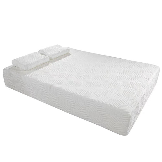 10 3 Layers Cool Medium High Softness Mattress 2 Pillows Full