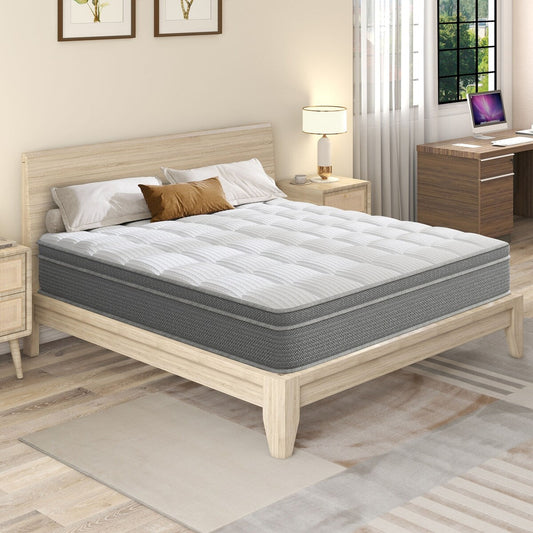 Materasso ibrido da 10 pollici con molle insacchettate in memory foam con gel rinfrescante