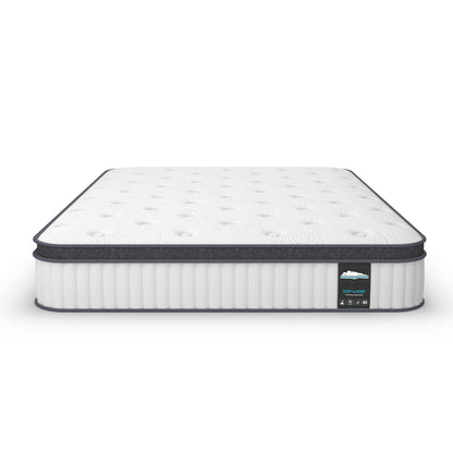 Materasso a molle insacchettate in memory foam ibrido da 10 pollici, Mideum Comfort, per cameretta dei bambini, camera degli ospiti