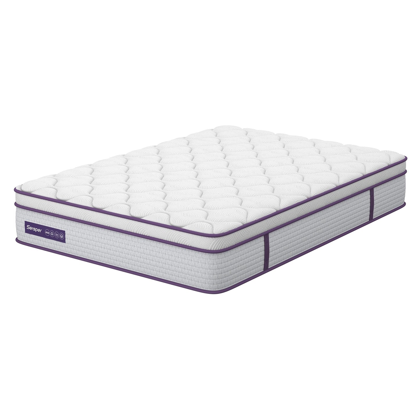 Materasso ibrido in memory foam da 10 pollici, materasso Euro Top in una scatola, materasso matrimoniale queen size