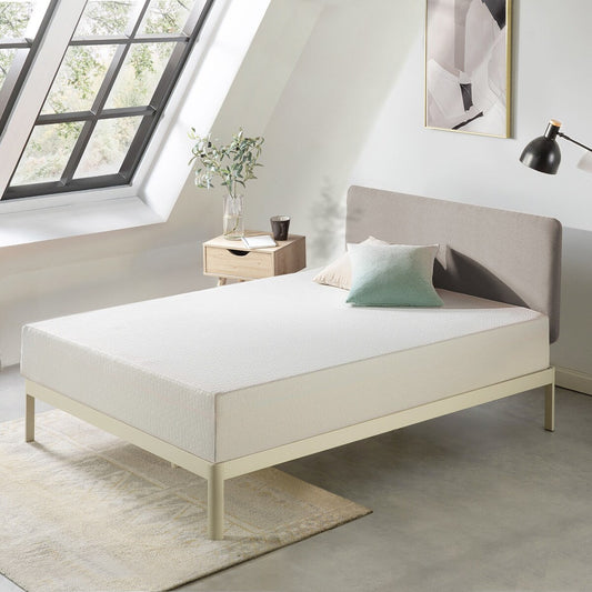 Materasso in memory foam al tè verde da 10 pollici