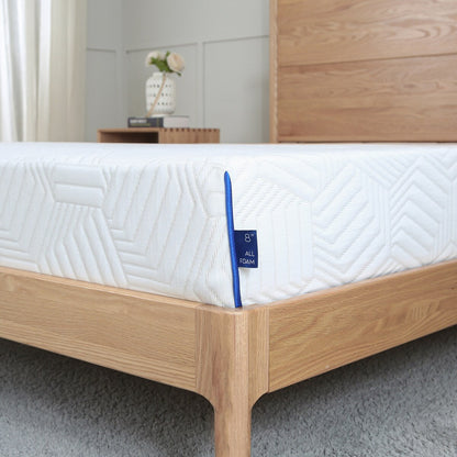 Materasso in memory foam Queen Gel da 10 pollici, bianco, infuso di tè verde e gel rinfrescante