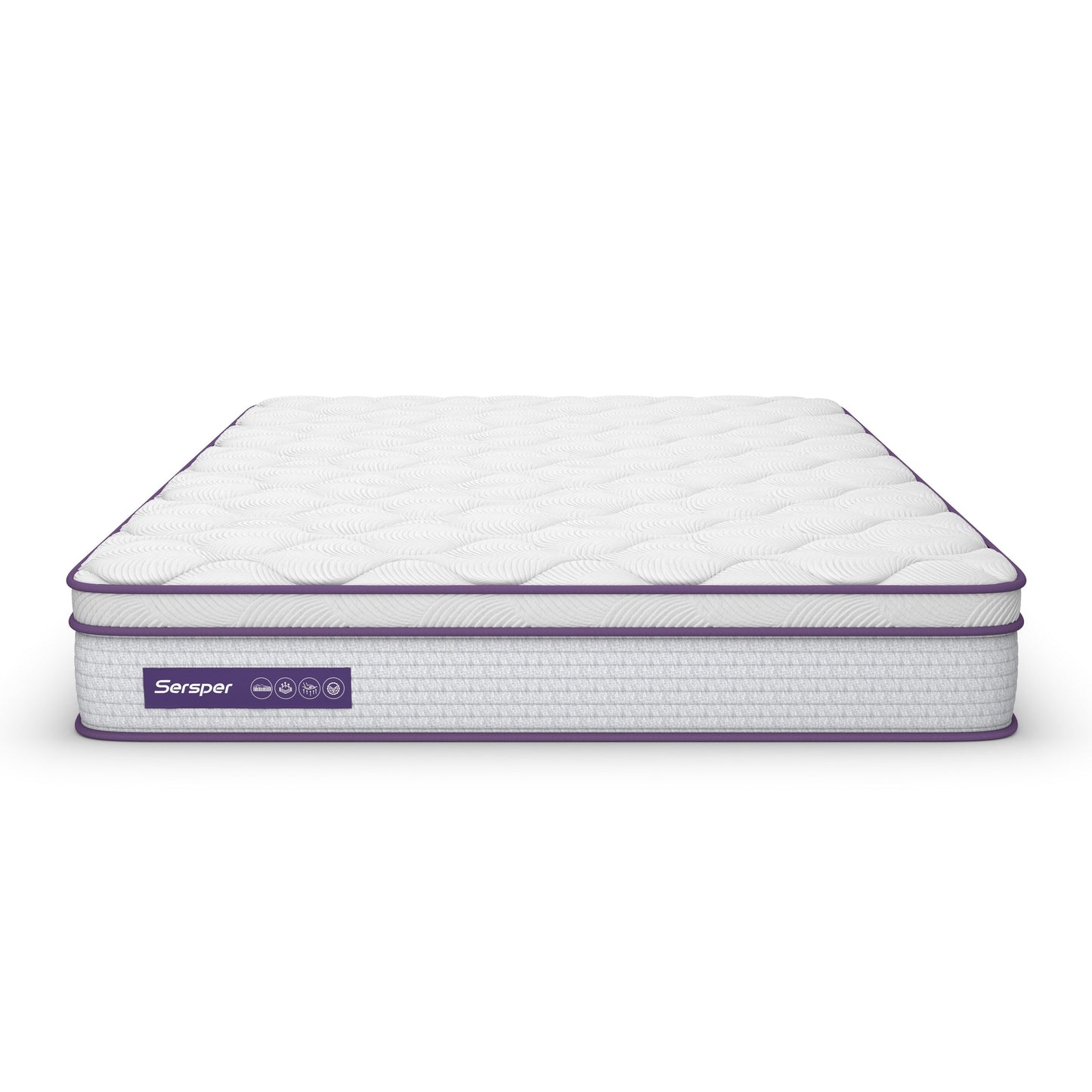 Materasso ibrido in memory foam da 10 pollici per letto singolo/matrimoniale/queen size, materasso Euro Top in una scatola