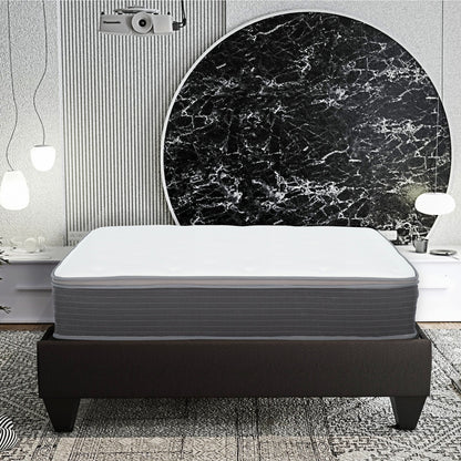 Materasso ibrido a molle insacchettate da 10 pollici in una scatola, materasso in memory foam in gel