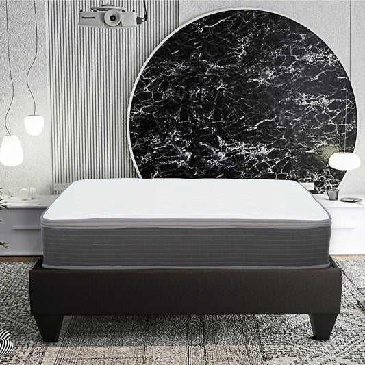 Materasso ibrido a molle insacchettate da 10 pollici in una scatola, materasso in memory foam in gel