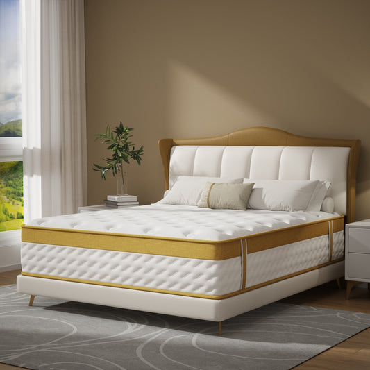 Materasso ibrido in memory foam e molle interne da 10 pollici
