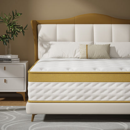 Materasso ibrido in memory foam e molle interne da 10 pollici