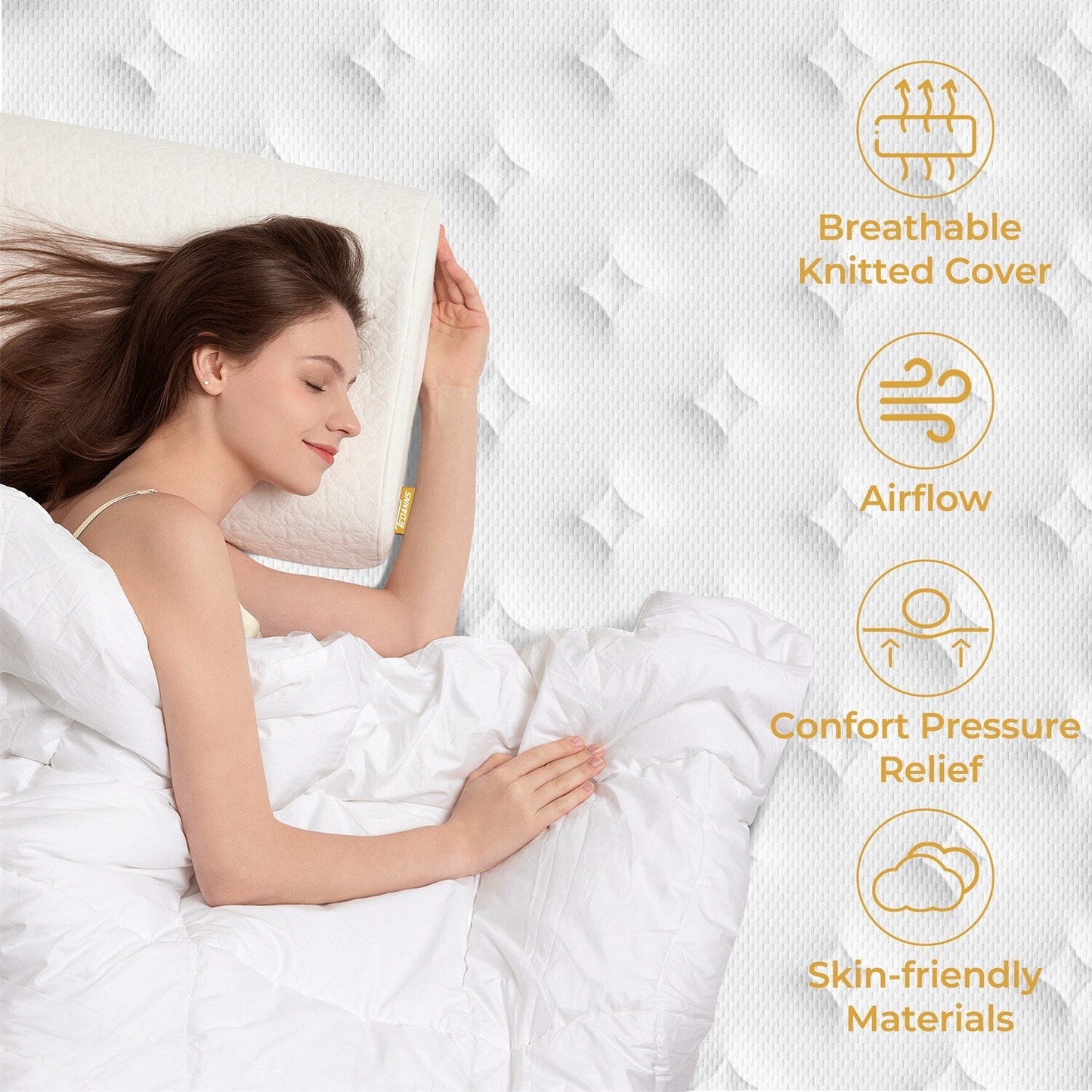 Materasso ibrido in memory foam e molle interne da 10 pollici