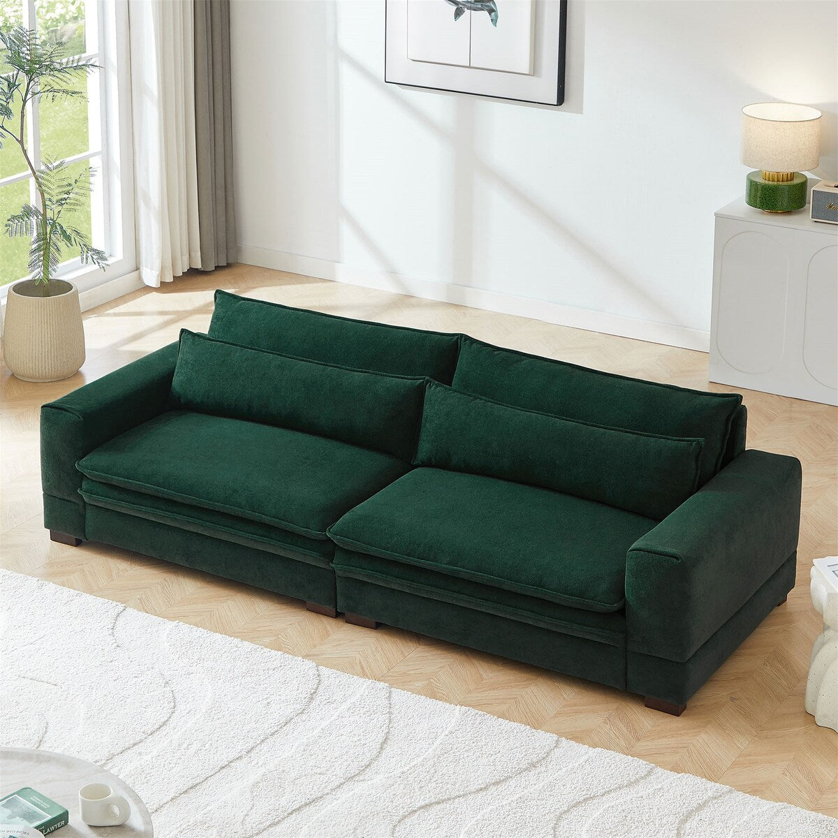 Divano Mid-Century da 104,72''
