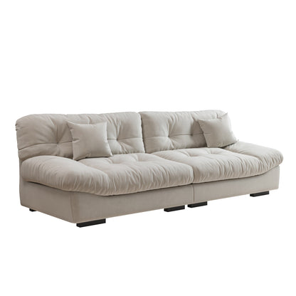 Divano a due posti Minimalism Cloud da 105'' con due cuscini
