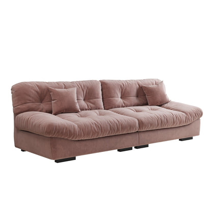 Divano a due posti Minimalism Cloud da 105'' con due cuscini