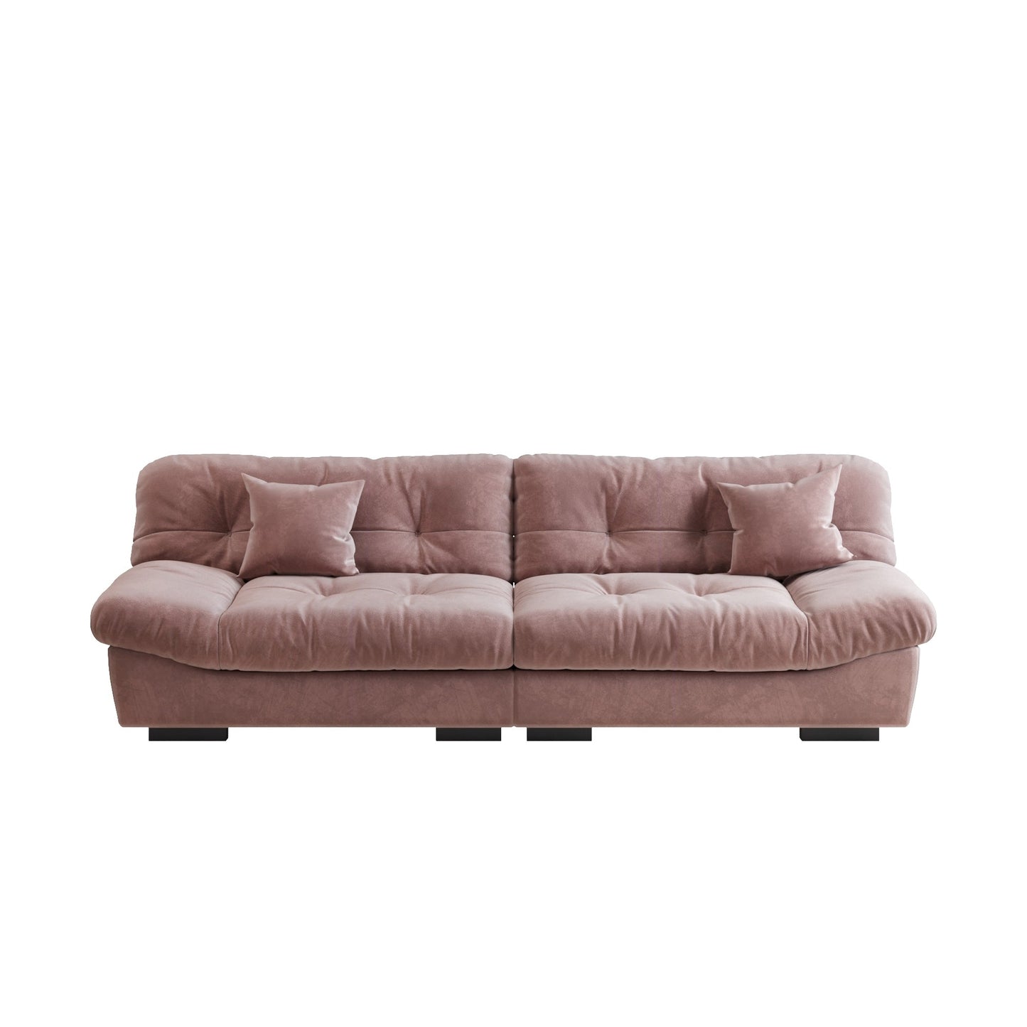Divano a due posti Minimalism Cloud da 105'' con due cuscini
