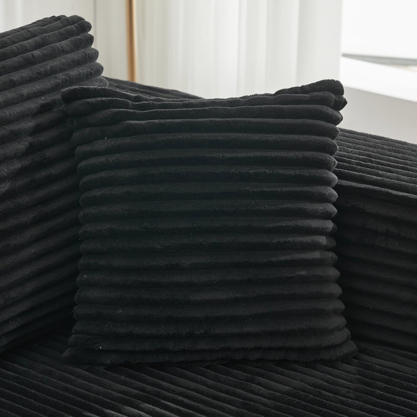 Divano componibile 106 Cloud a forma di L con chaise longue rivolta a sinistra, divano modulare moderno con seduta profonda per soggiorno, non richiede montaggio