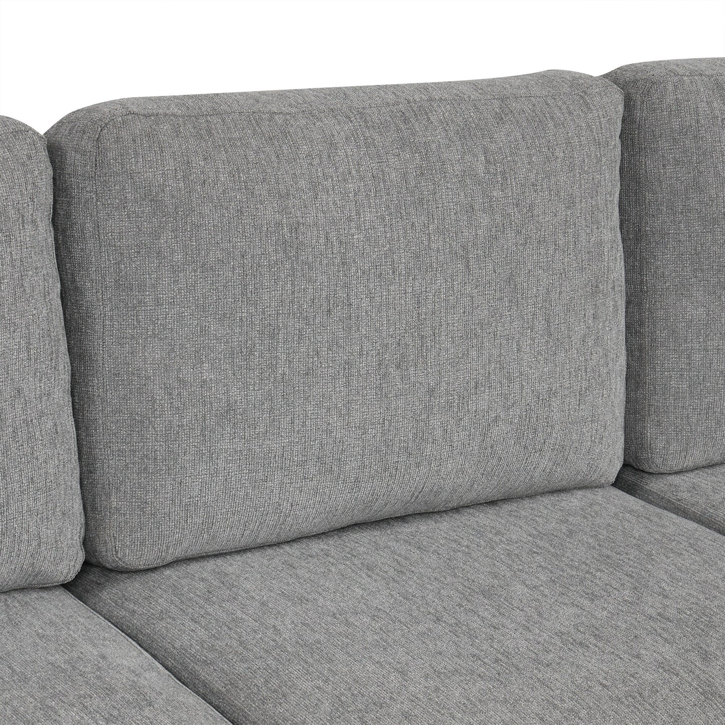Divano componibile modulare a forma di U da 108 pollici con divano letto estraibile, porte USB e doppio portabicchieri per soggiorno