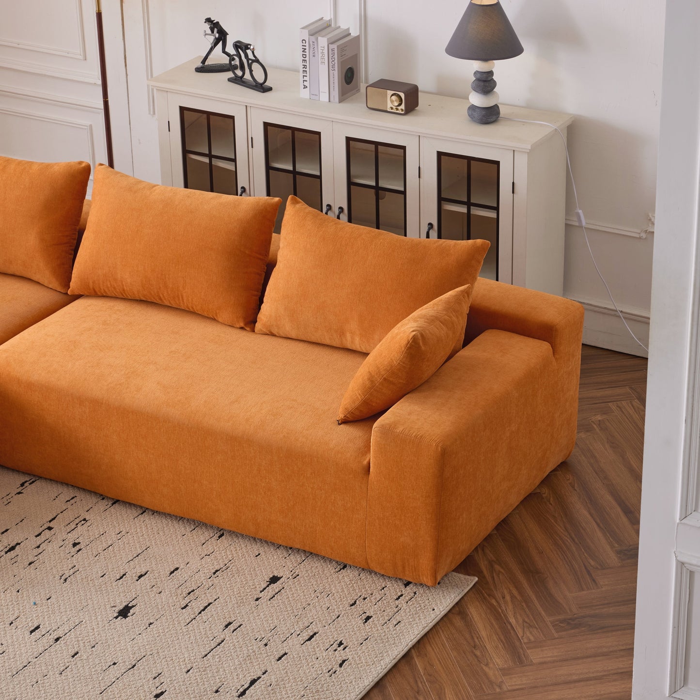 Divano modulare extra profondo 108X68 ​​pollici