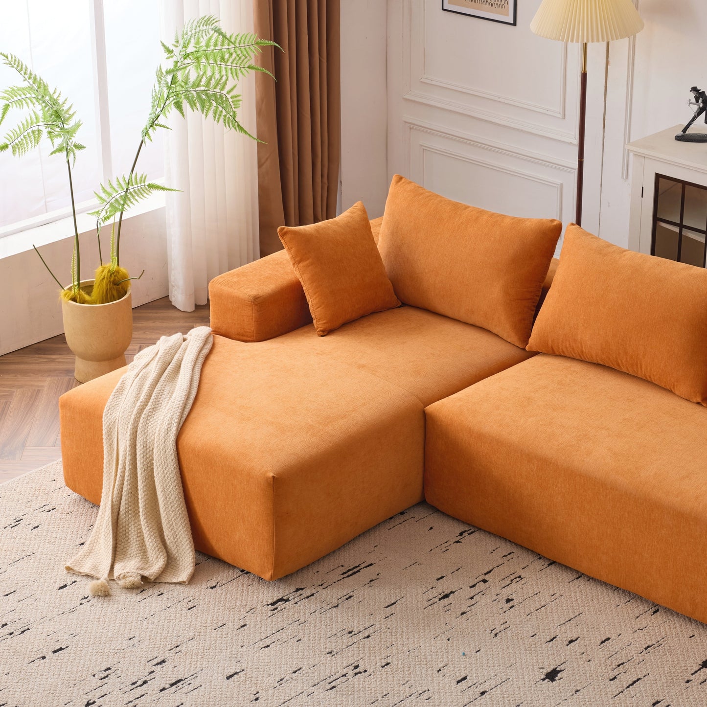 Divano modulare extra profondo 108X68 ​​pollici