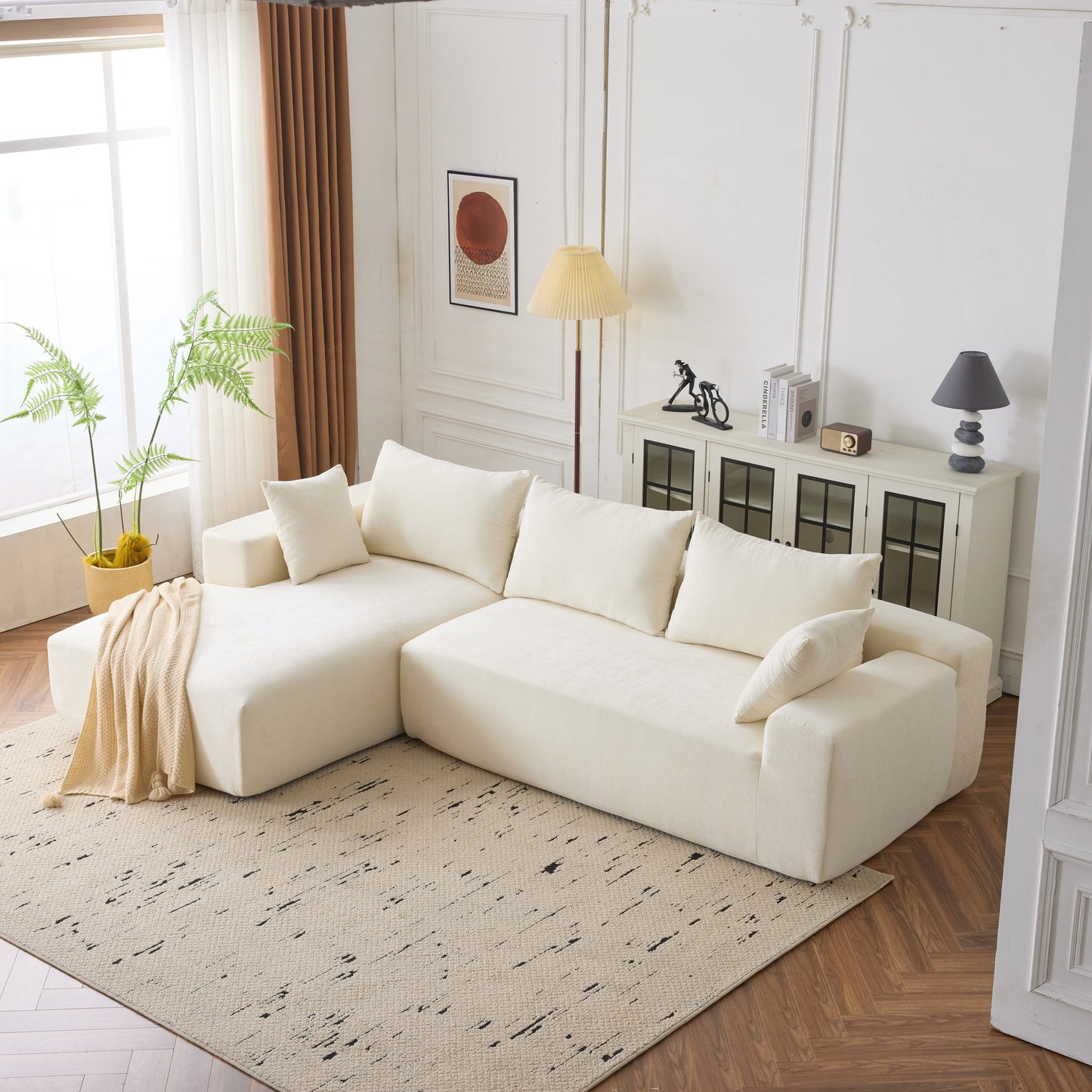 Divano modulare extra profondo 108X68 ​​pollici