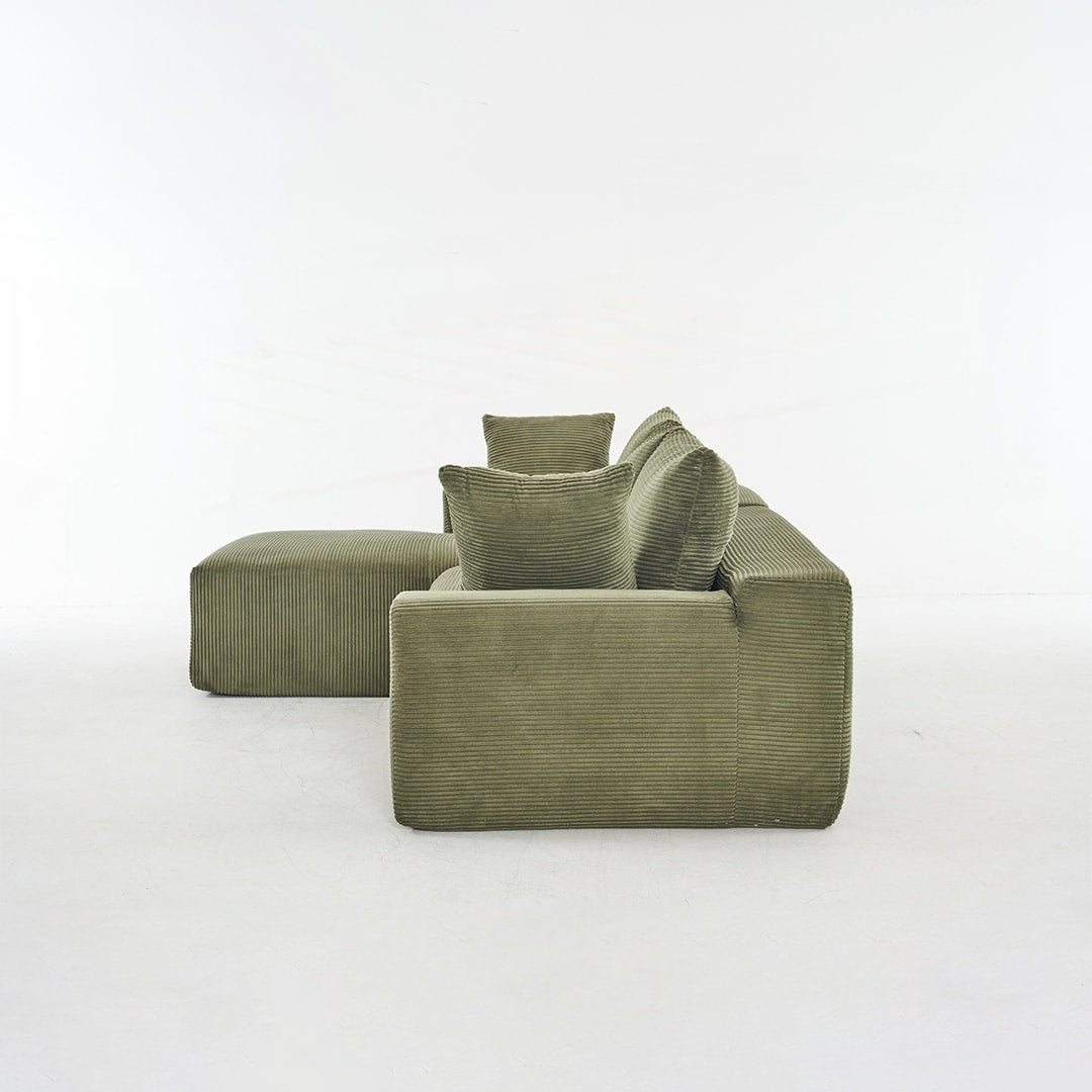 Divano modulare extra profondo 108X68 ​​pollici