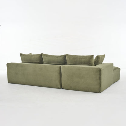 Divano modulare extra profondo 108X68 ​​pollici