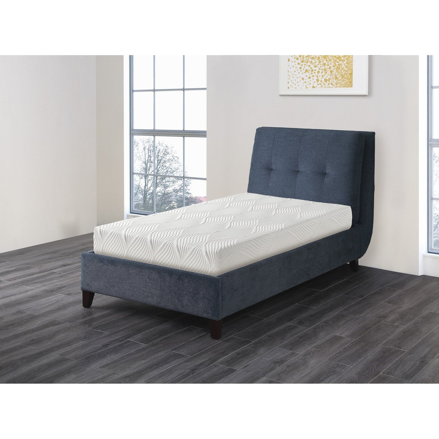 Materasso in memory foam con infusione di gel per 10 letti in una scatola
