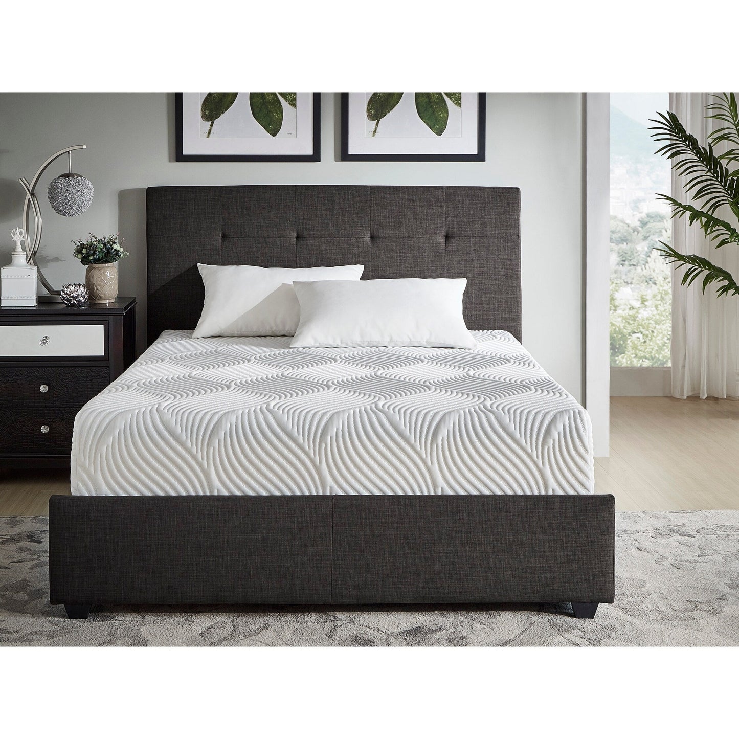 Materasso in memory foam con infusione di gel per 10 letti in una scatola