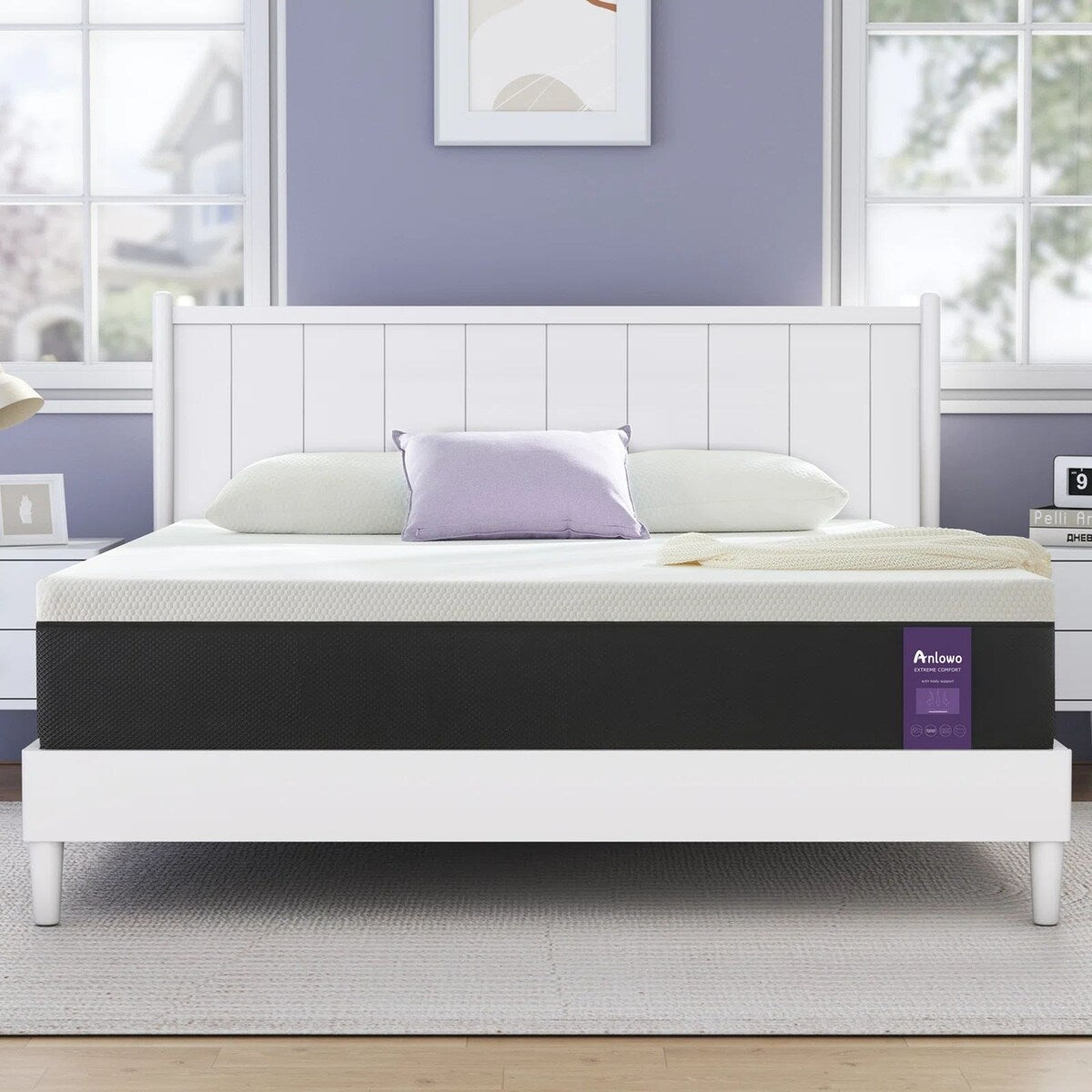 10 Materassi in memory foam medio antirumore con infusione di Ge