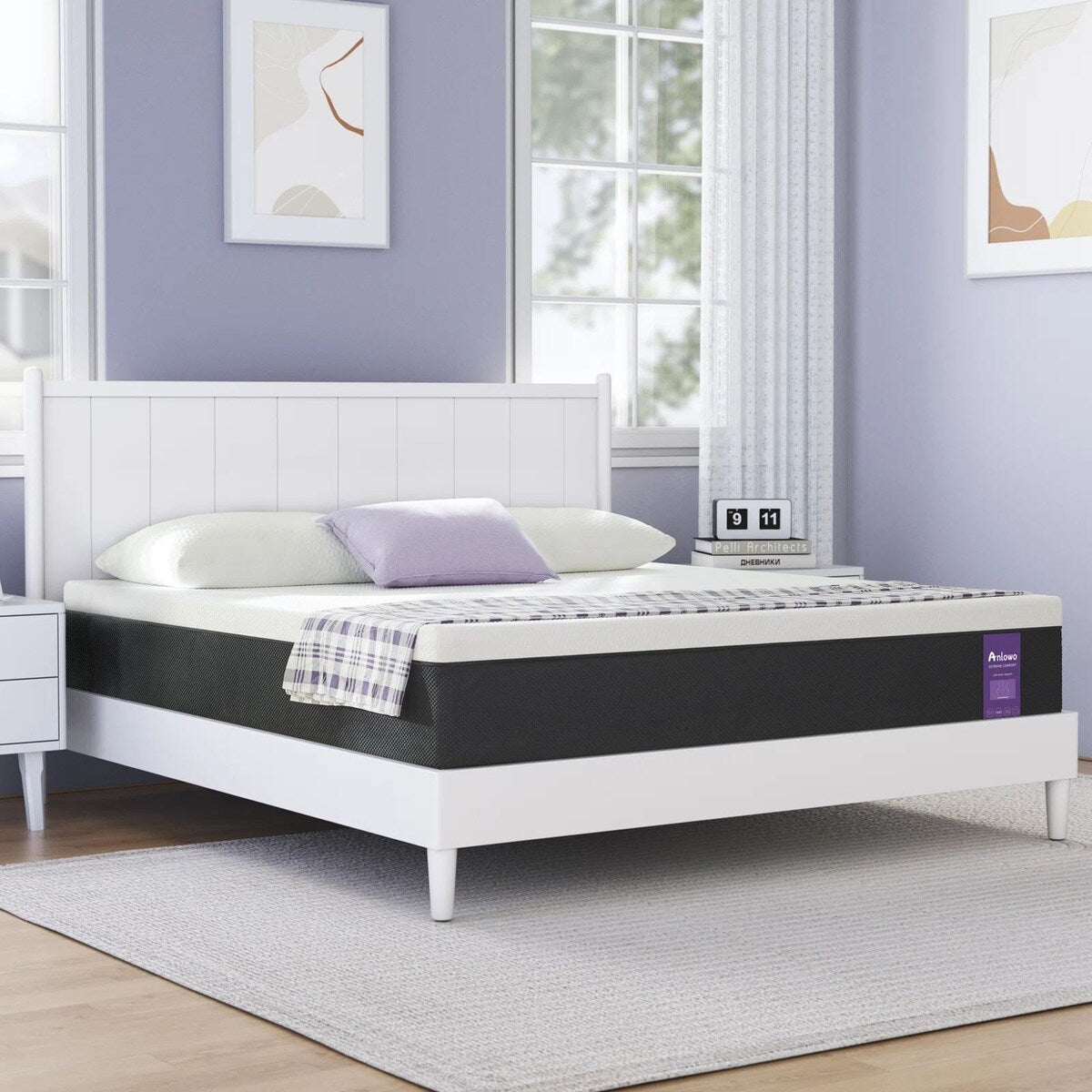 10 Materassi in memory foam medio antirumore con infusione di Ge