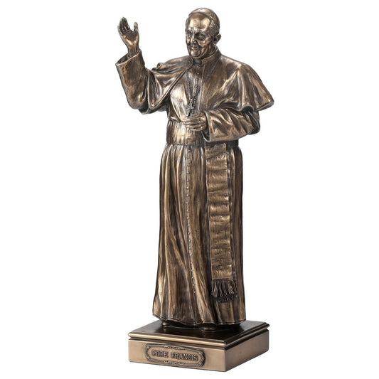 11.02 H PAPA FRANCESCO Bronzo fuso a freddo - 3,74x4,33x11,02