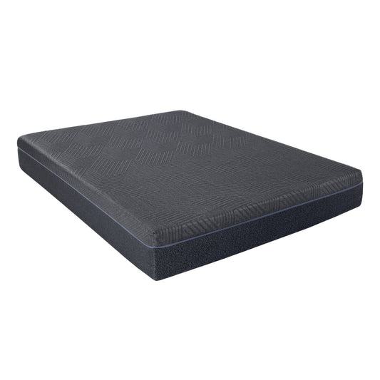 Materasso matrimoniale da 11 pollici in memory foam con infusione di gel al tè verde, grigio, materasso in una scatola