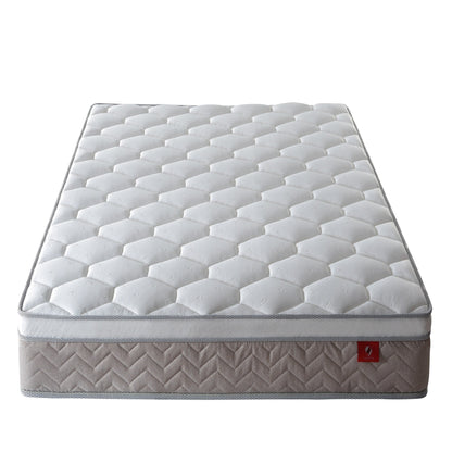 Materasso ibrido da 12 pollici in una scatola, molle insacchettate individuali, rigidità media, materasso in memory foam