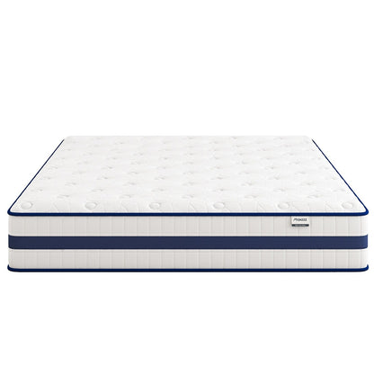 Materasso ibrido King da 12 pollici in scatola con memory foam rinfrescante, molle insacchettate, isolamento del movimento di lusso