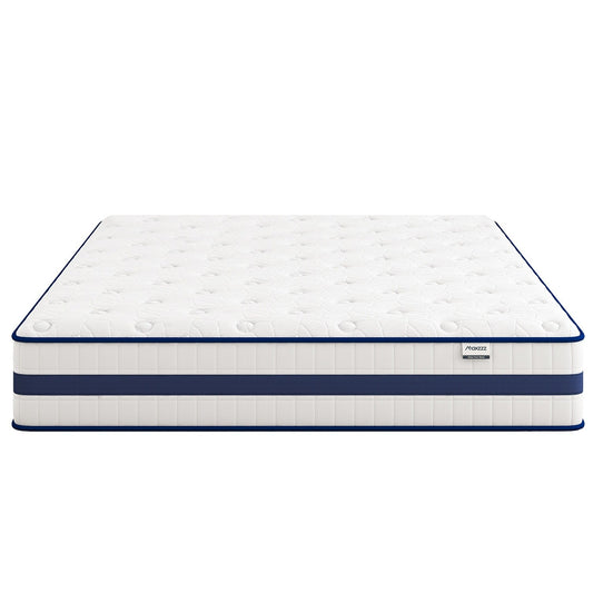 Materasso ibrido King da 12 pollici in scatola con memory foam rinfrescante, molle insacchettate, isolamento del movimento di lusso