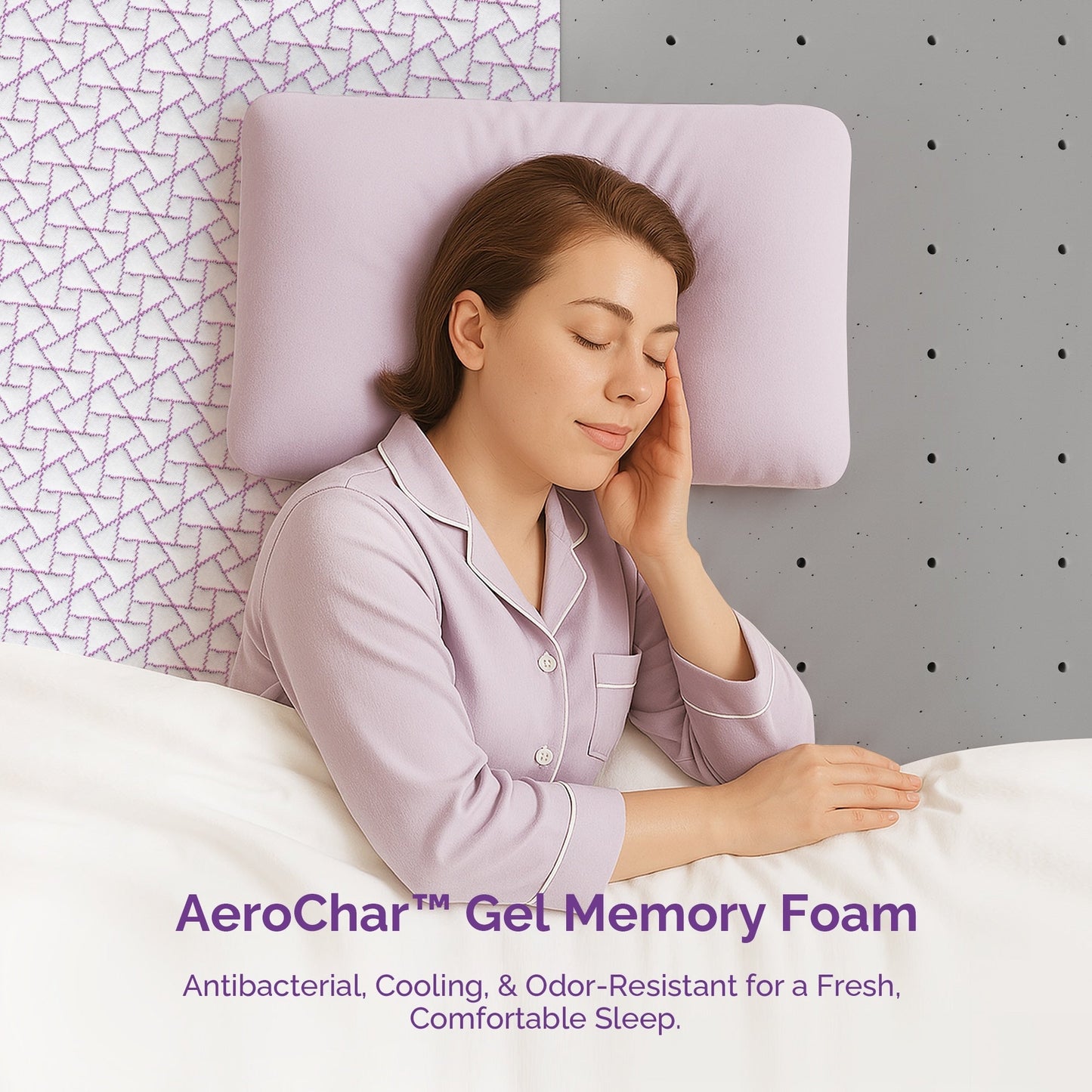Materasso in memory foam con gel di rame, 12 pollici, di media rigidità, per alleviare la schiena e la pressione - Certificato CertiPUR-US
