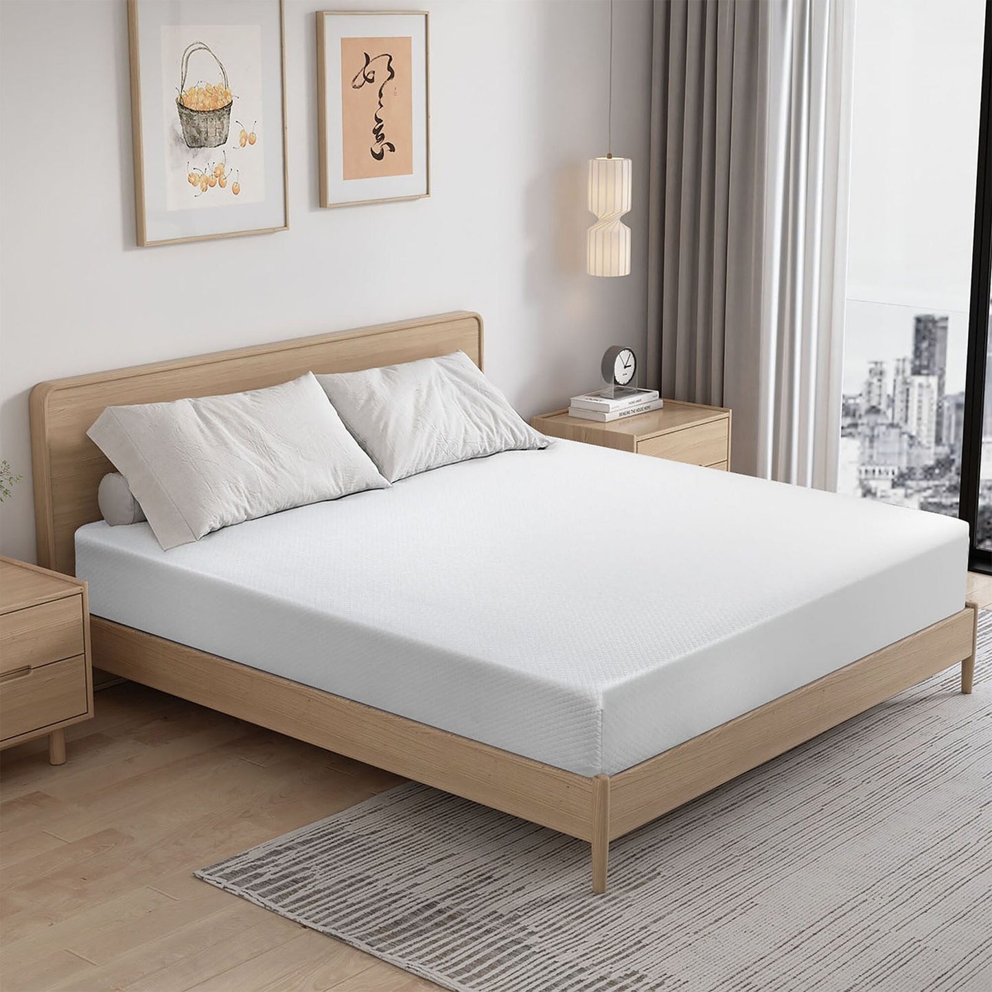 Materasso in memory foam con infusione di gel da 12 pollici