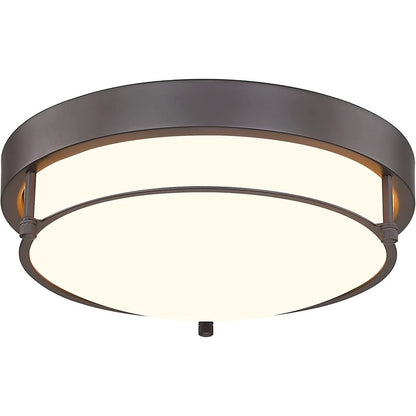 Lampada da soffitto moderna a 2 luci da 12 pollici, montaggio a filo