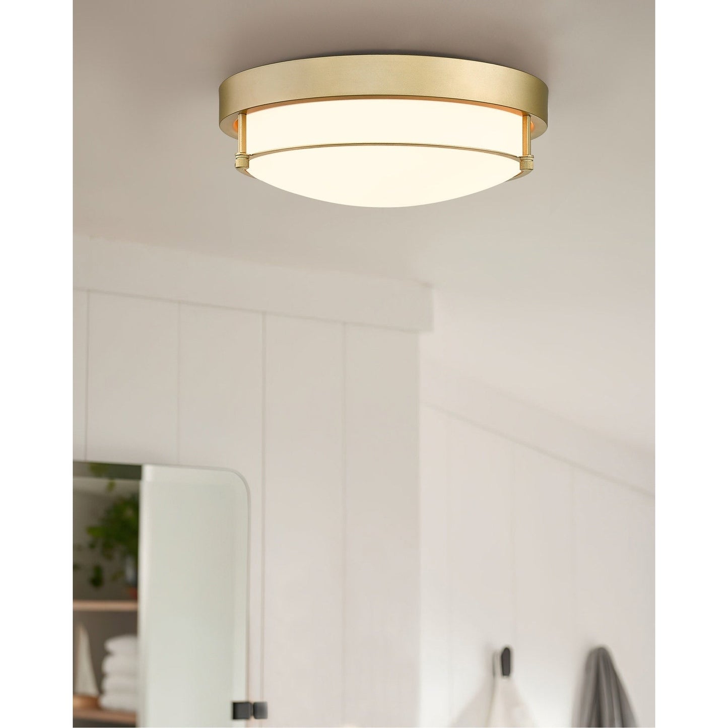Lampada da soffitto moderna a 2 luci da 12 pollici, montaggio a filo