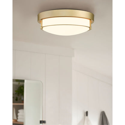 Lampada da soffitto moderna a 2 luci da 12 pollici, montaggio a filo